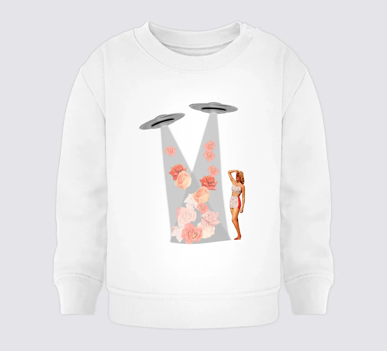 Spring is coming (Flower Power) felpa neonato da MsGonzalez