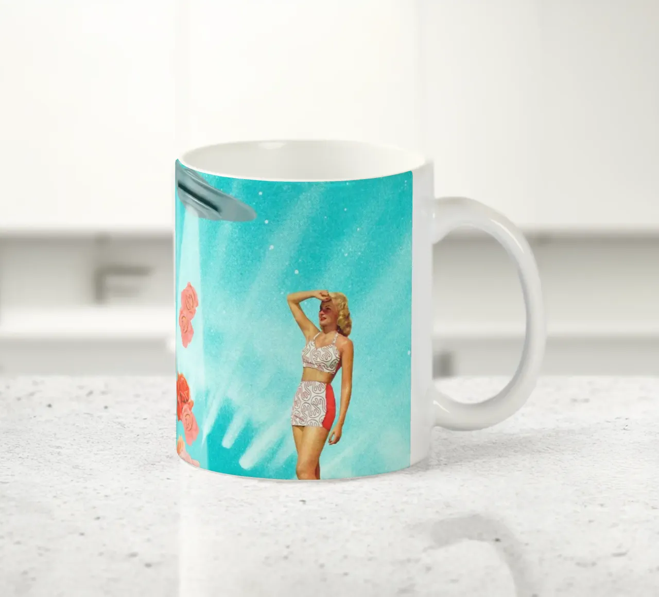 Spring is coming (Flower Power) tazza in ceramica da MsGonzalez