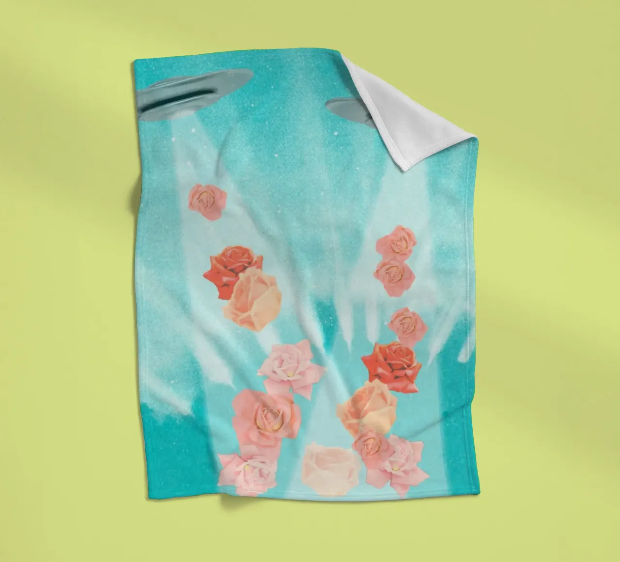 Spring is coming (Flower Power) coperta in pile da MsGonzalez