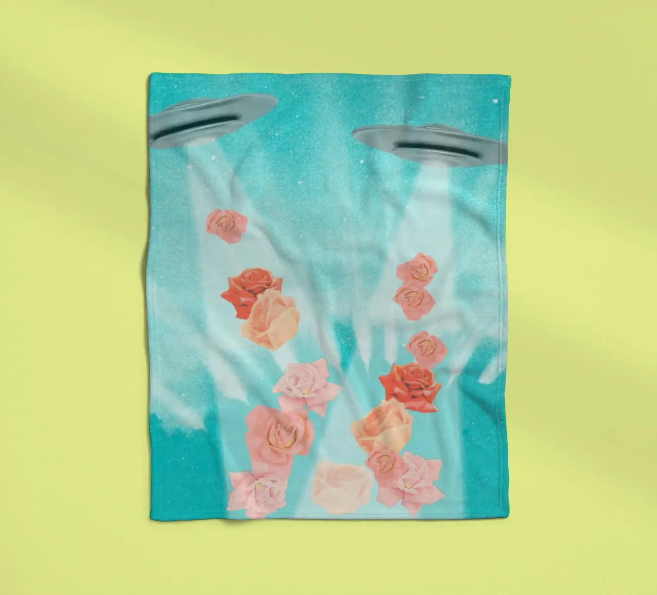 Spring is coming (Flower Power) coperta in pile da MsGonzalez