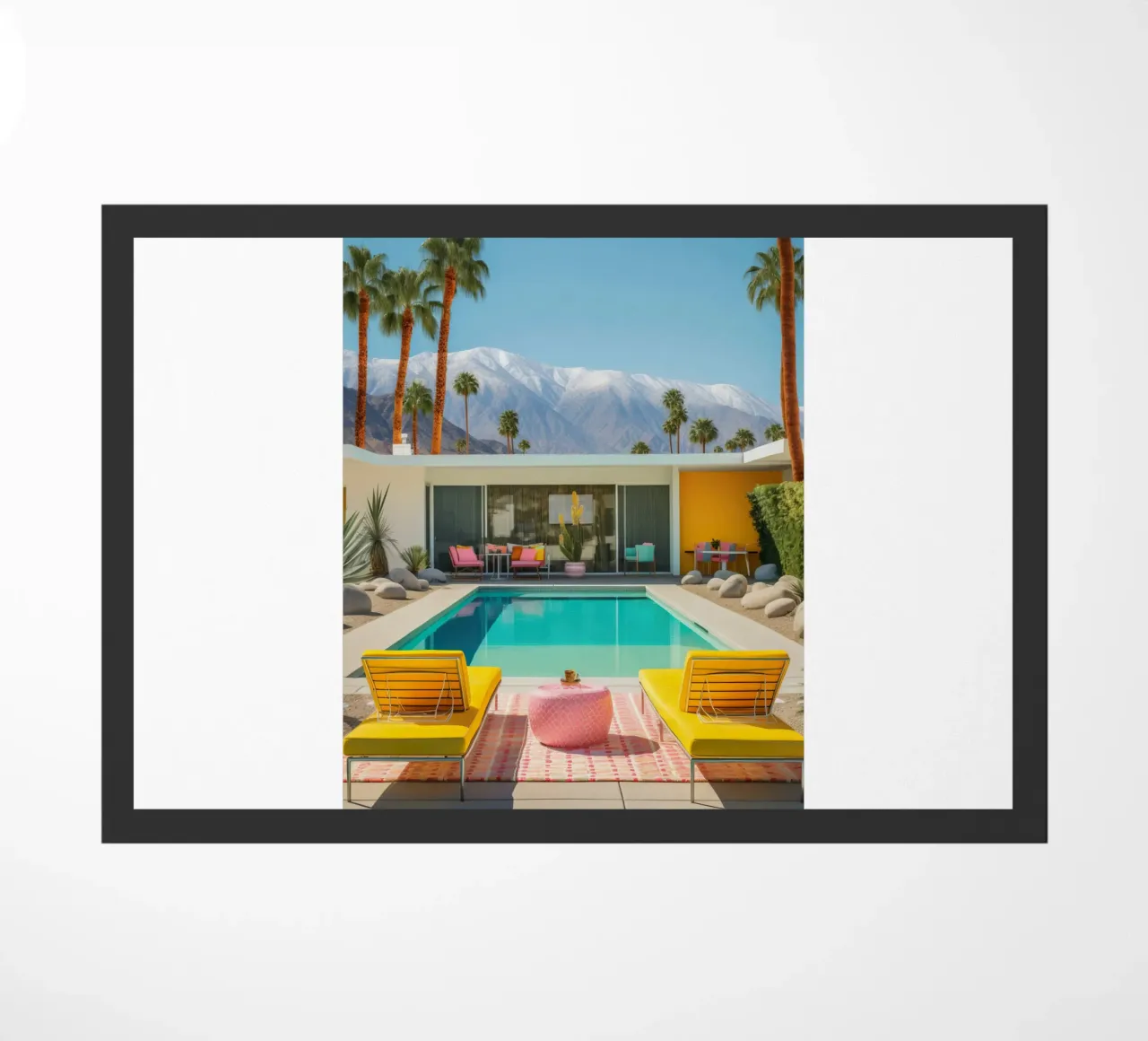 Yellow Chair In The Pool zerbino da robertmotoiart