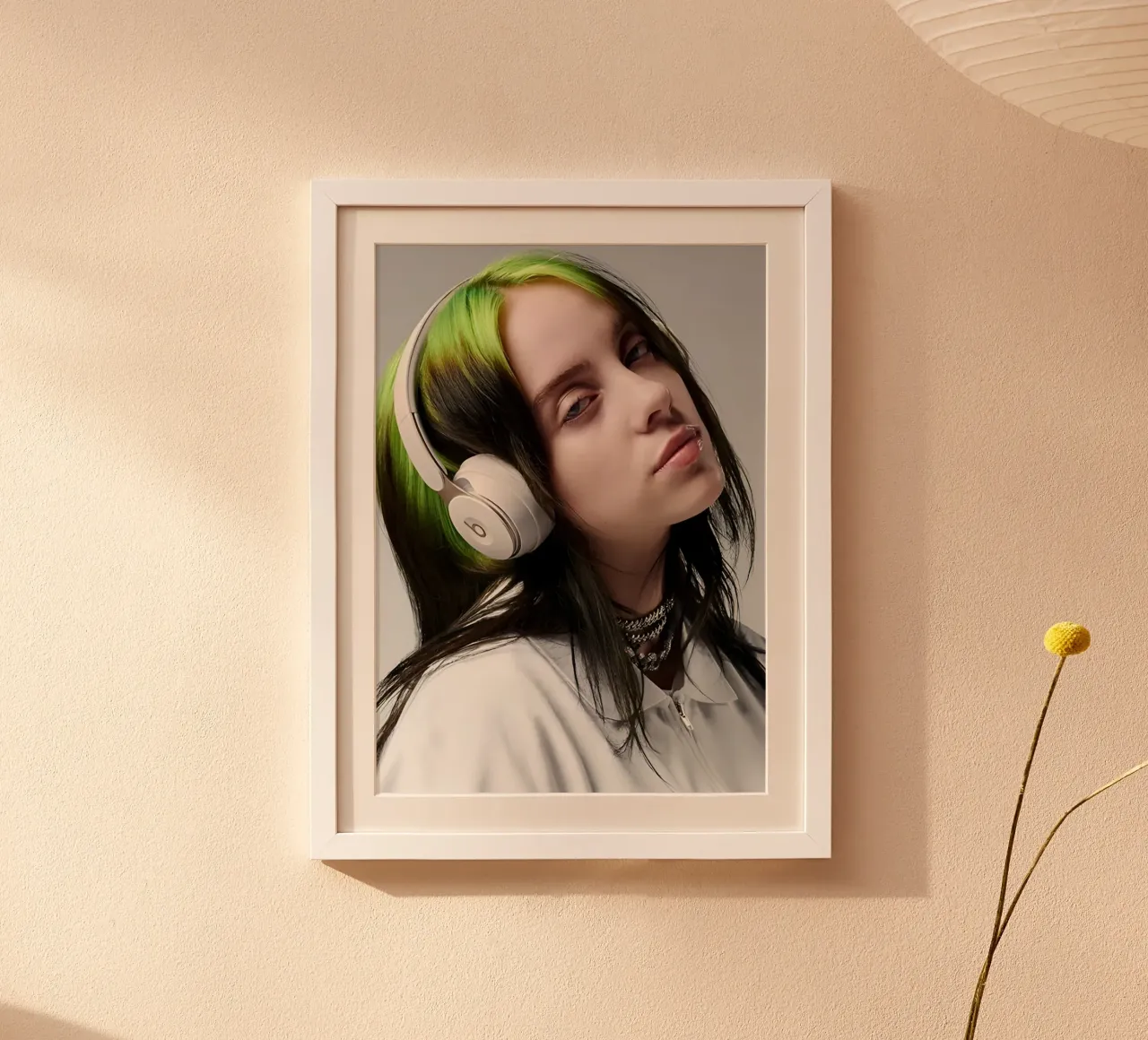 Billie Eilish poster da Low poly art