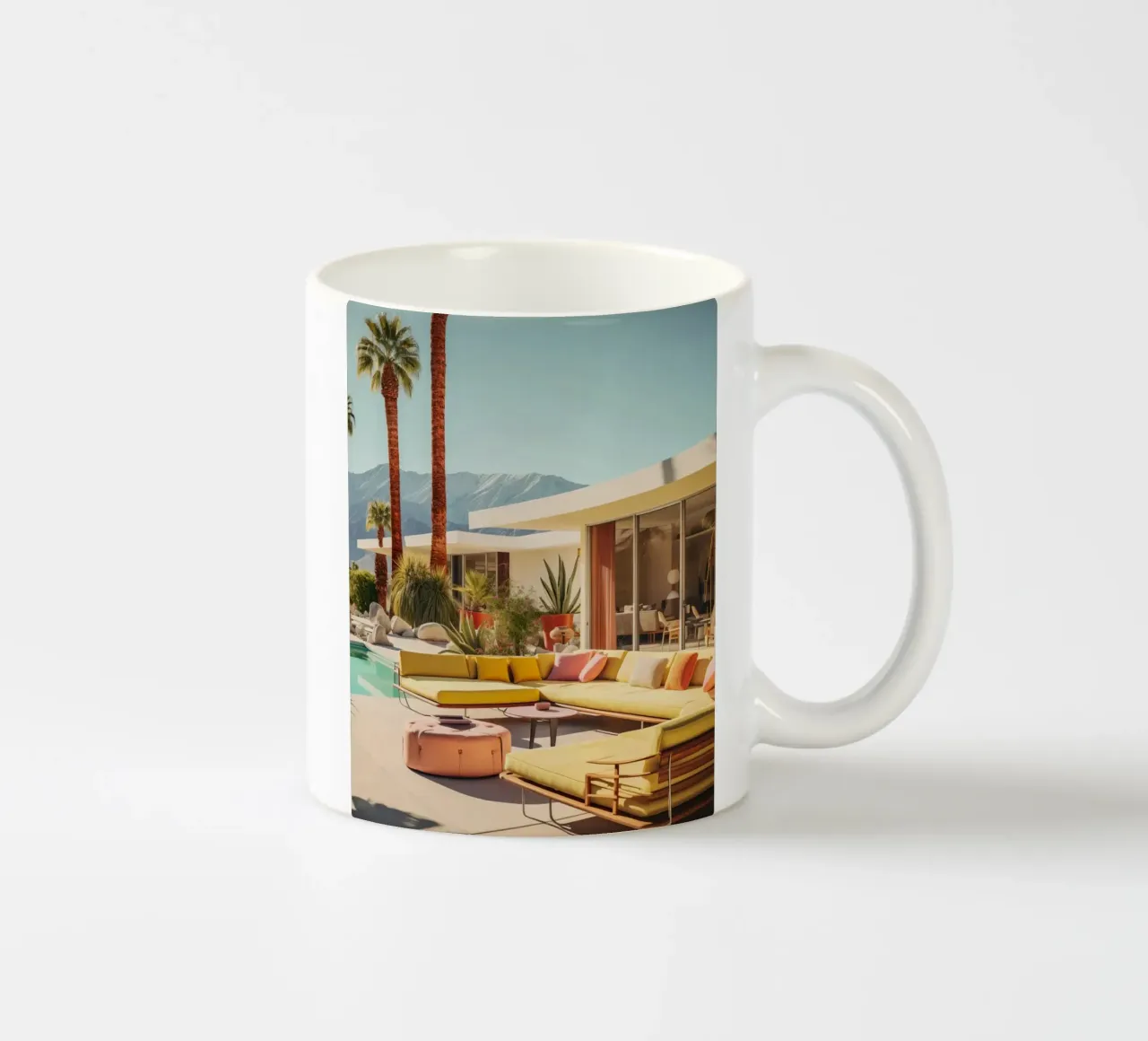 Lounge Chairs With Mountain View tazza in ceramica da robertmotoiart