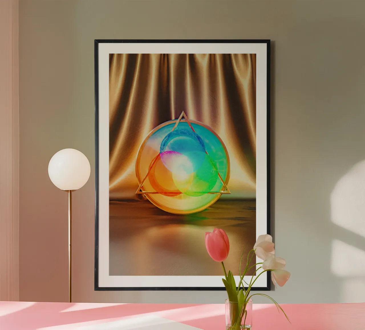 Trinity_RGB.jpg poster con telaio in legno da undarstellbar Christliche Poster