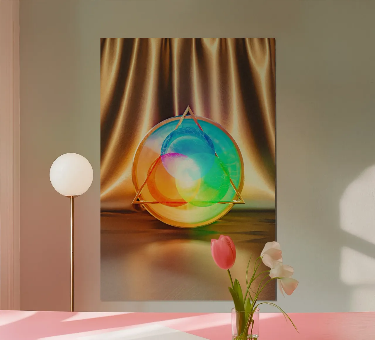 Trinity_RGB.jpg poster con telaio in legno da undarstellbar Christliche Poster