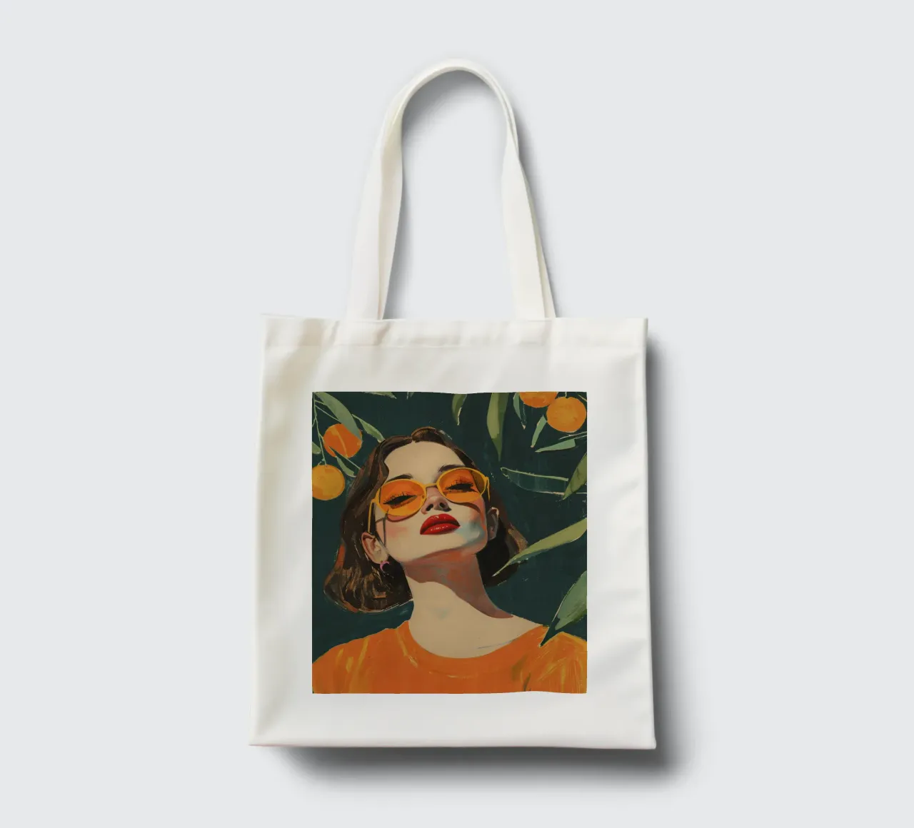 Under The Oranges Tree borsa in juta da treechild