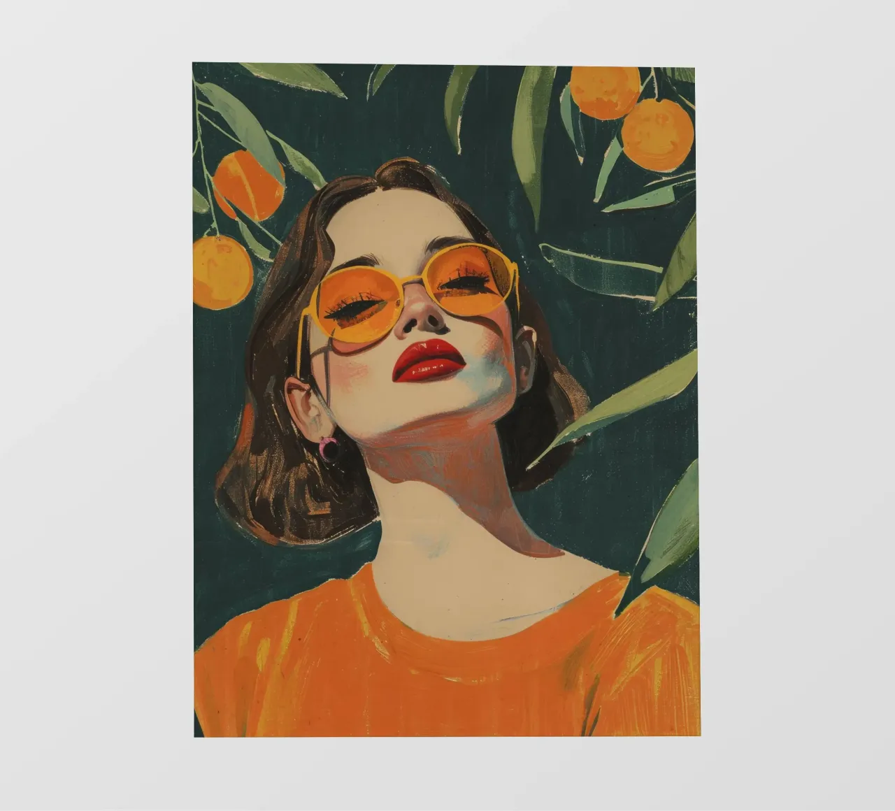 Under The Oranges Tree telo in pvc da treechild