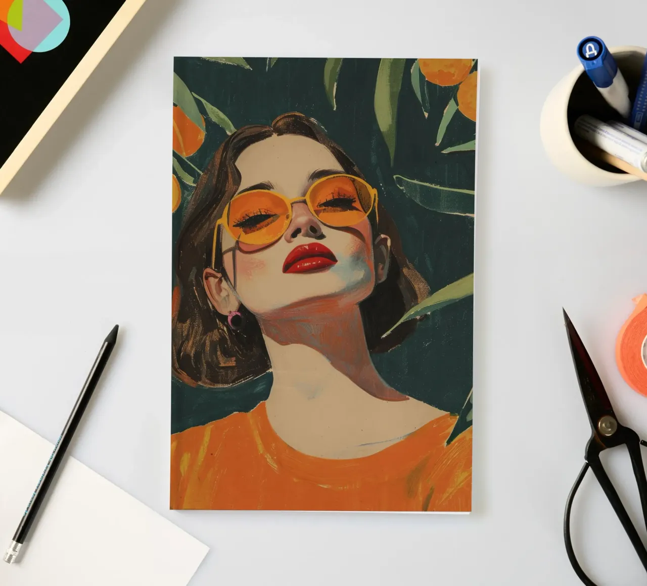 Under The Oranges Tree notebook by treechild