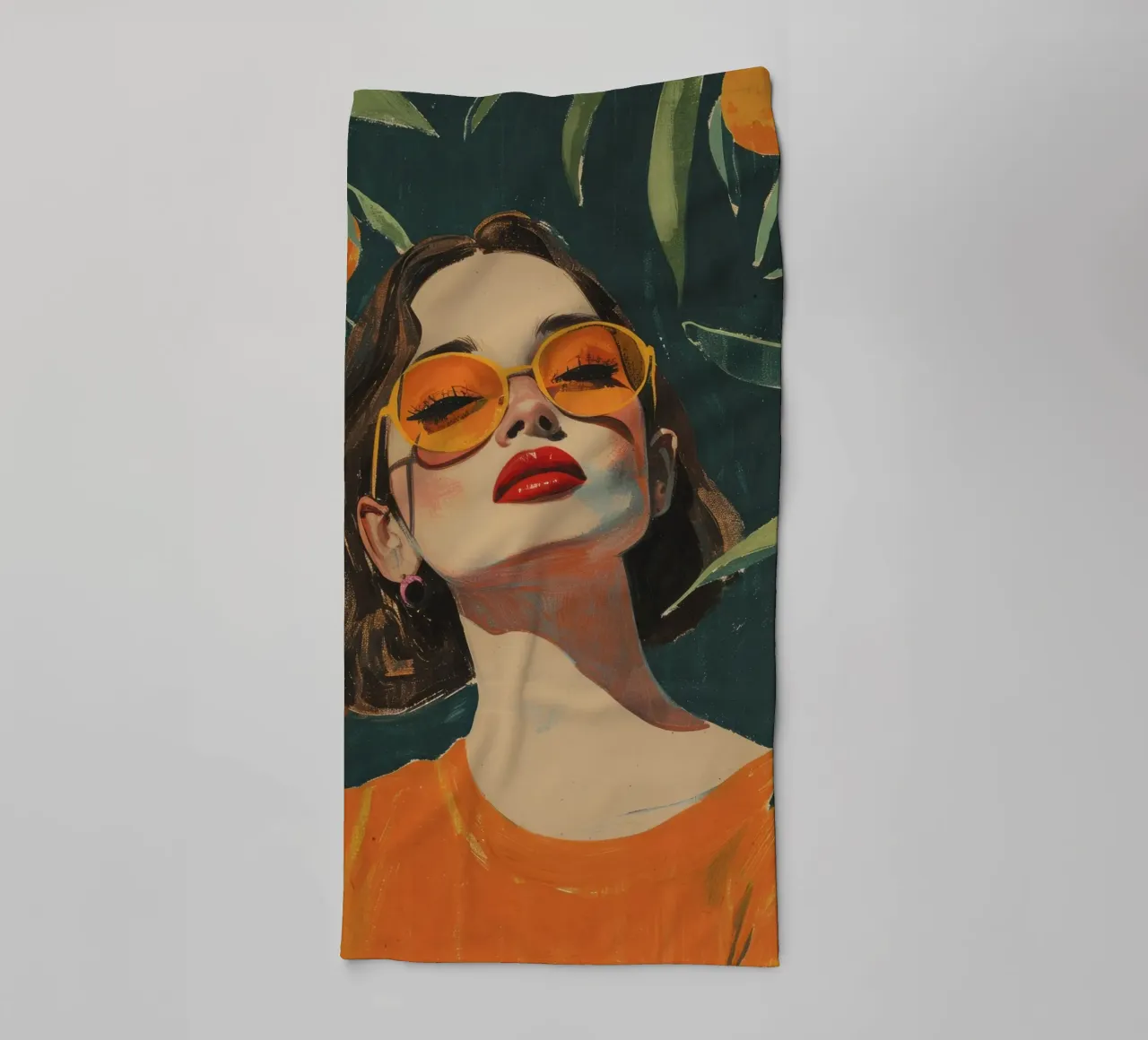 Under The Oranges Tree badhanddoek van treechild