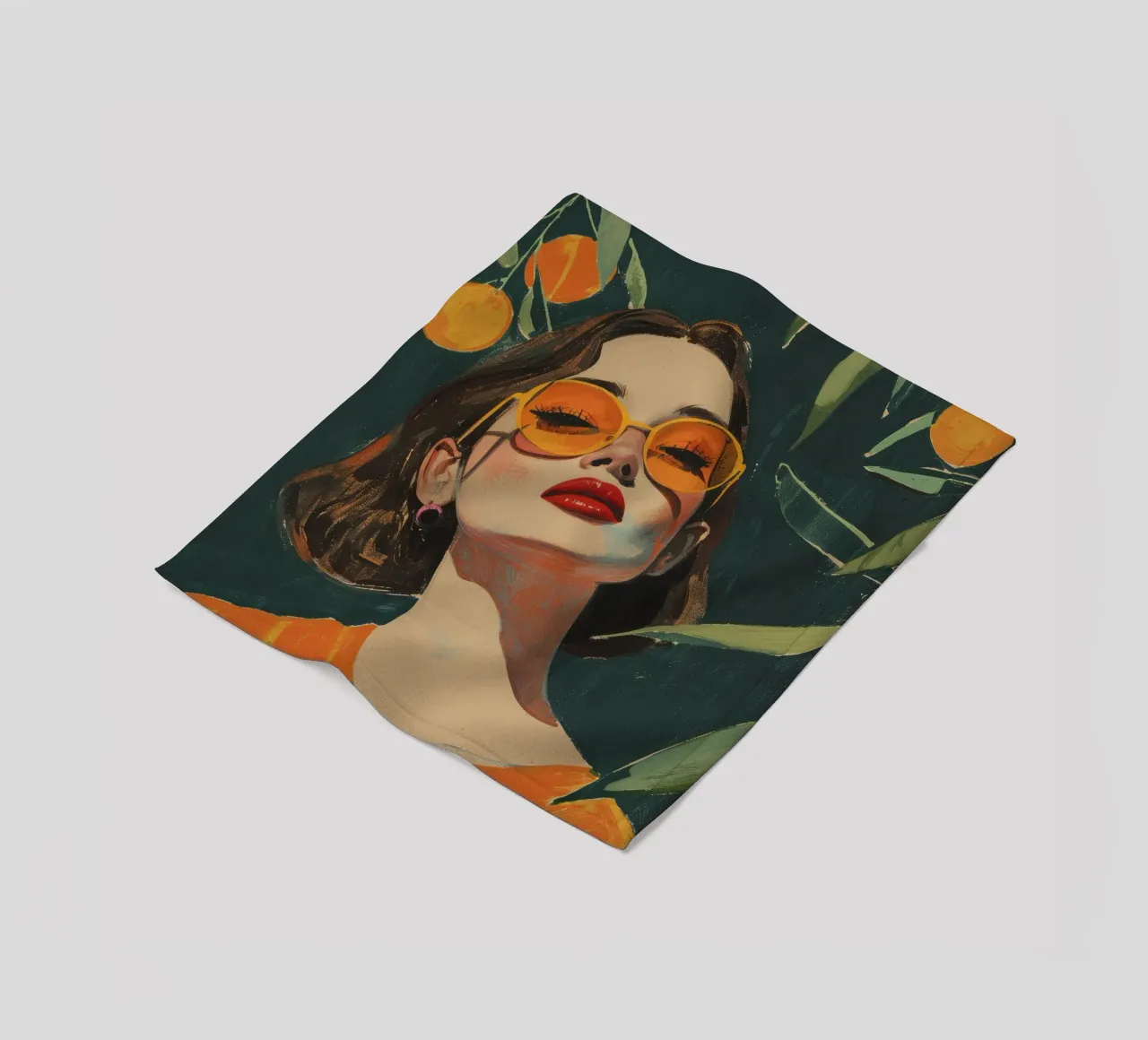 Under The Oranges Tree coperta in pile da treechild