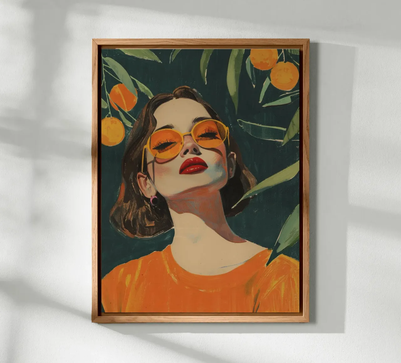 Under The Oranges Tree alluminio dibond da treechild