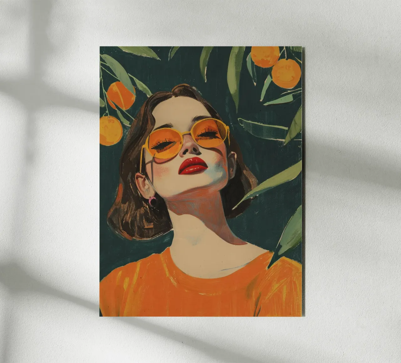 Under The Oranges Tree alluminio dibond da treechild