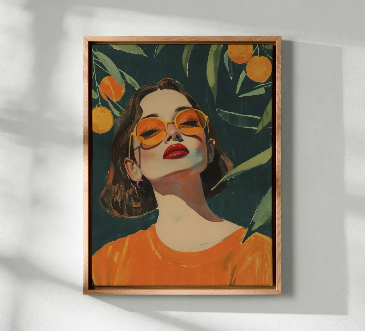 Under The Oranges Tree tela da treechild