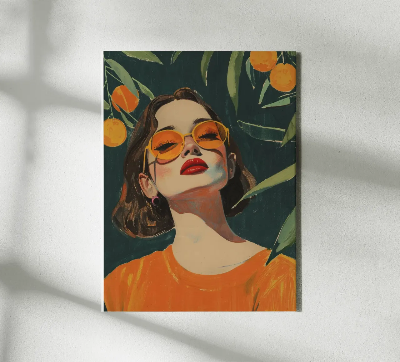 Under The Oranges Tree tela da treechild