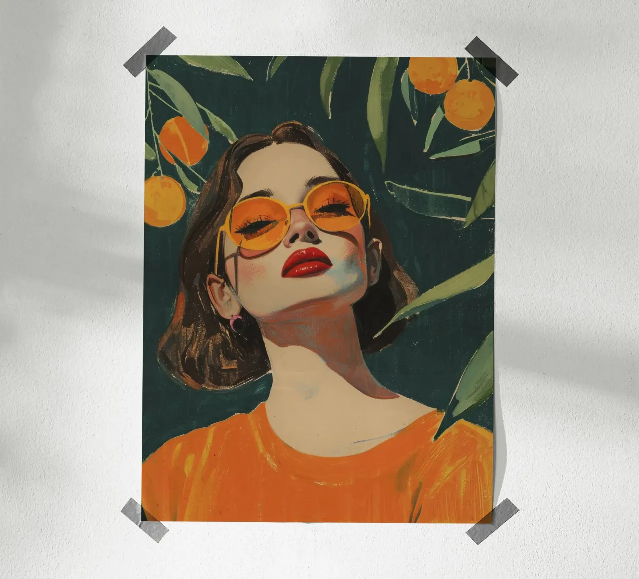 Under The Oranges Tree carta hahnemühle da treechild