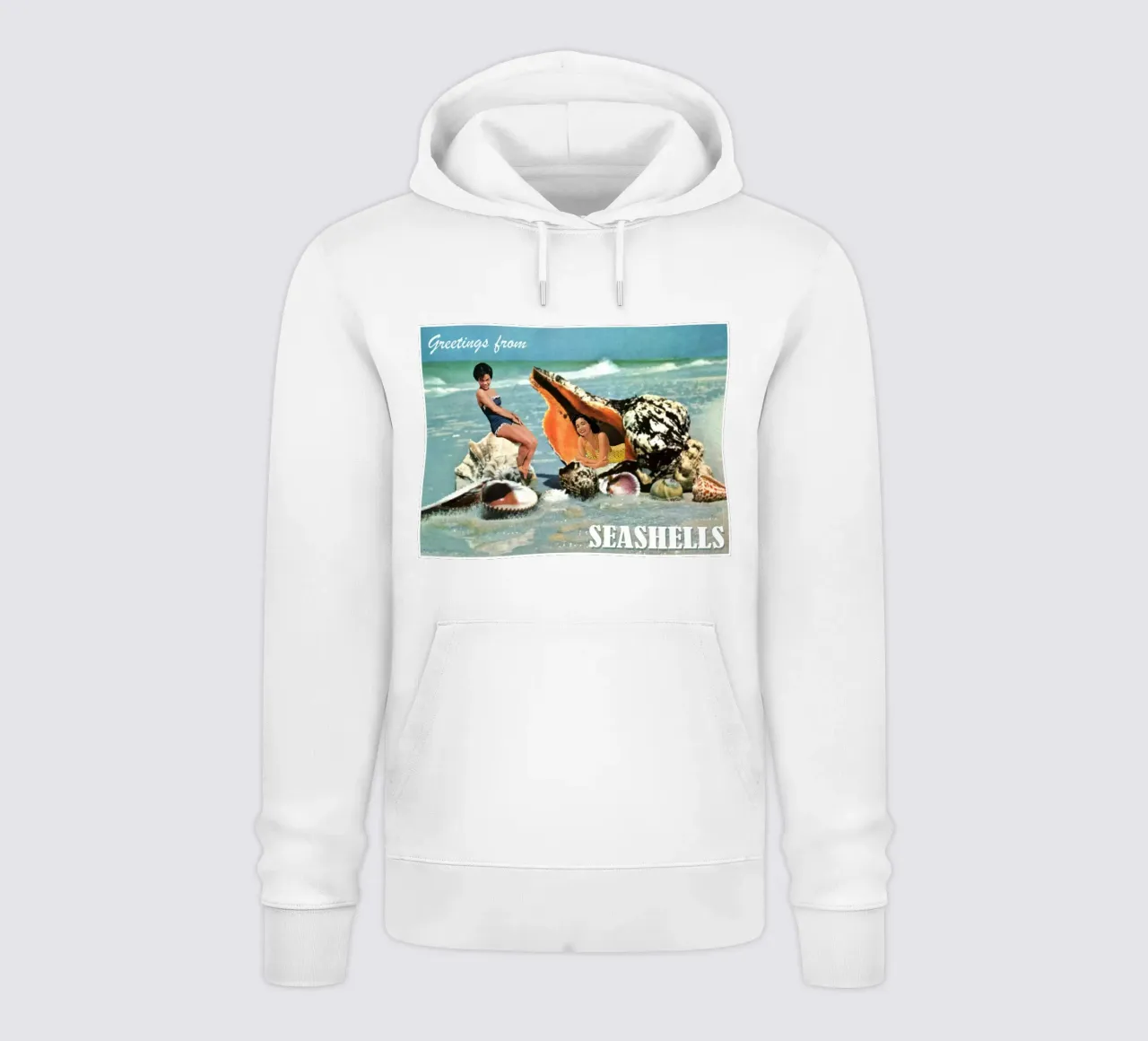 Greetings from Seashells felpa con cappuccio da MsGonzalez