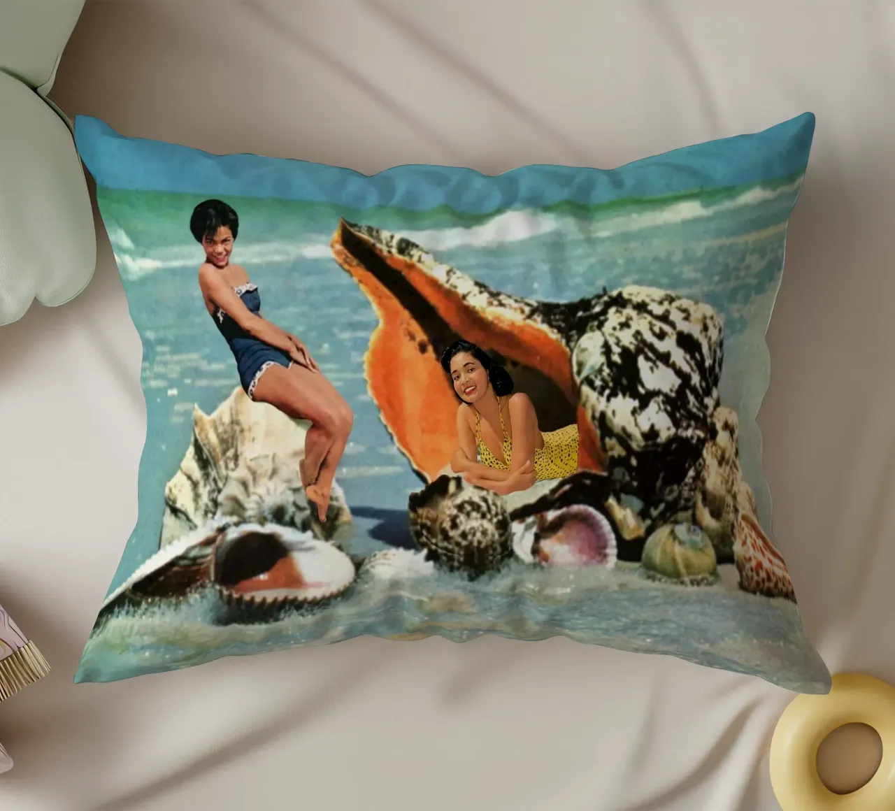 Greetings from Seashells cuscino da MsGonzalez