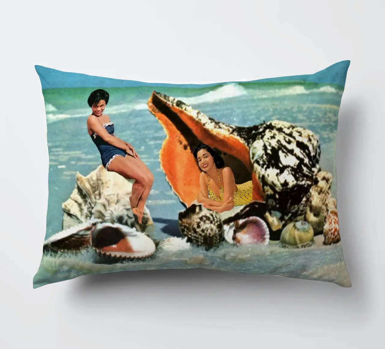 Greetings from Seashells cuscino da MsGonzalez