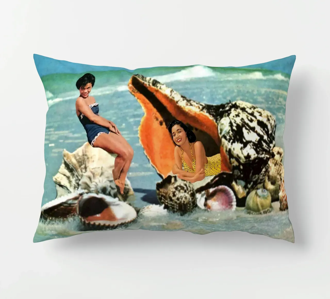 Greetings from Seashells cuscino da MsGonzalez