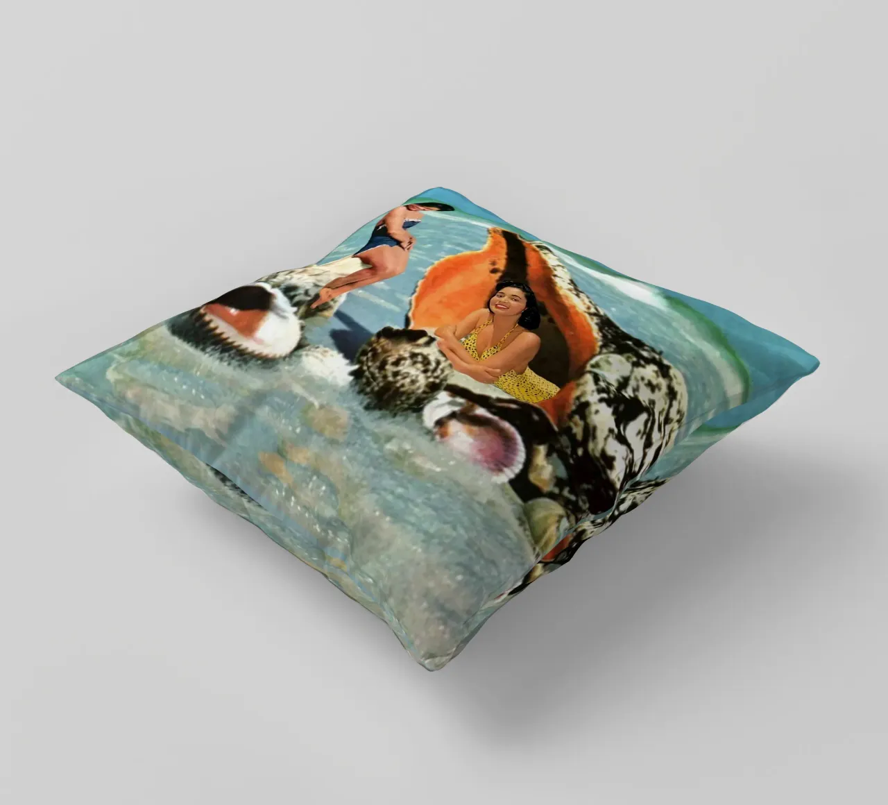 Greetings from Seashells cuscino da MsGonzalez