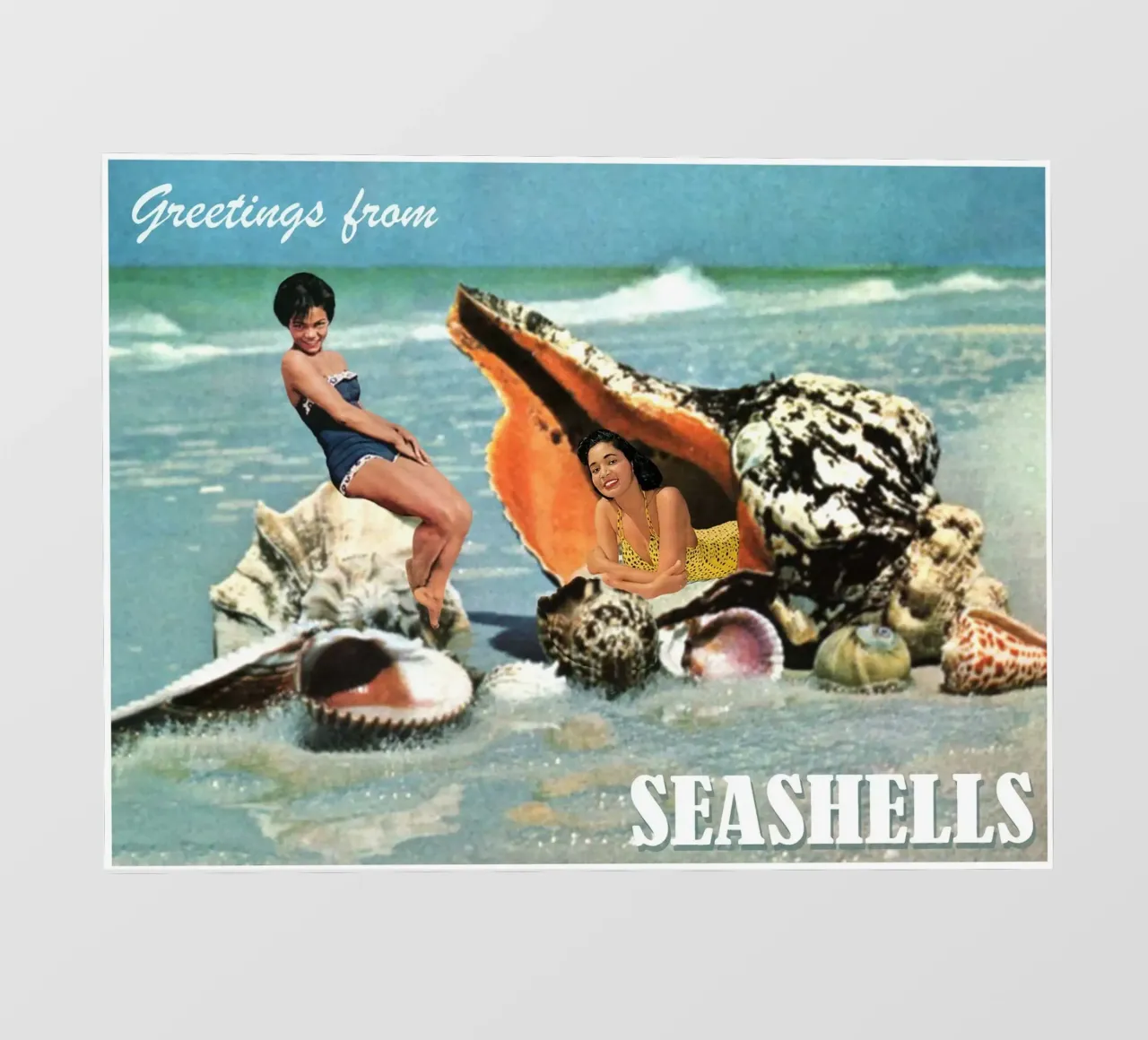 Greetings from Seashells telo in pvc da MsGonzalez