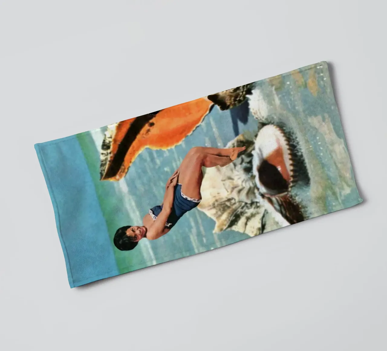 Greetings from Seashells asciugamano da bagno da MsGonzalez