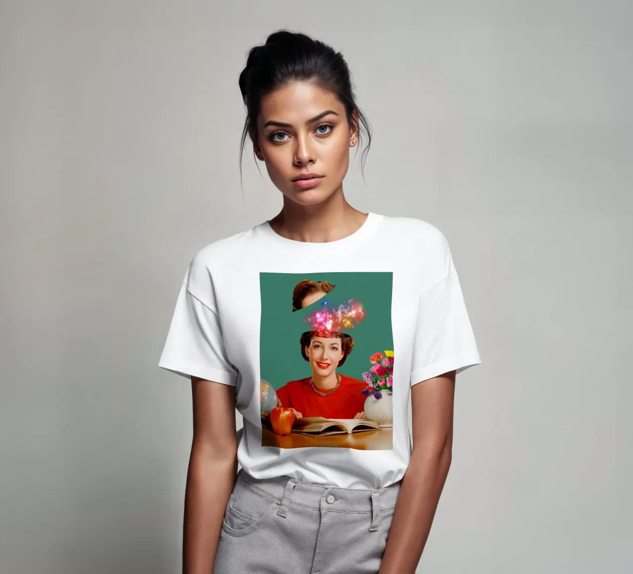 The Reader (Fireworks in my head) t-shirt da MsGonzalez