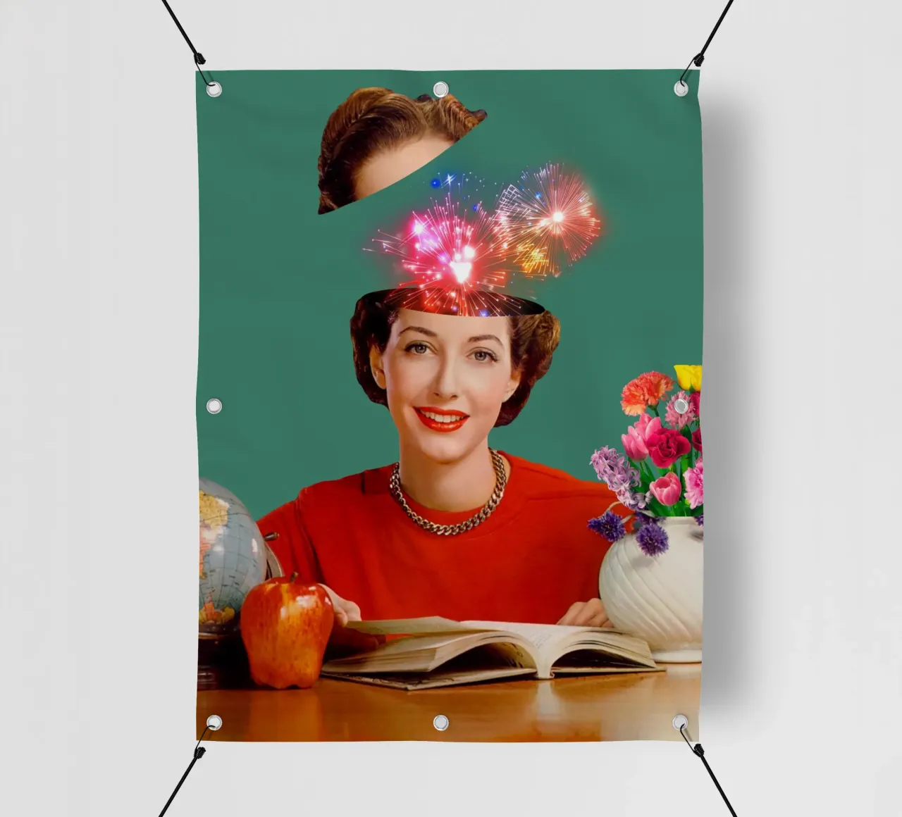 The Reader (Fireworks in my head) telo in pvc da MsGonzalez