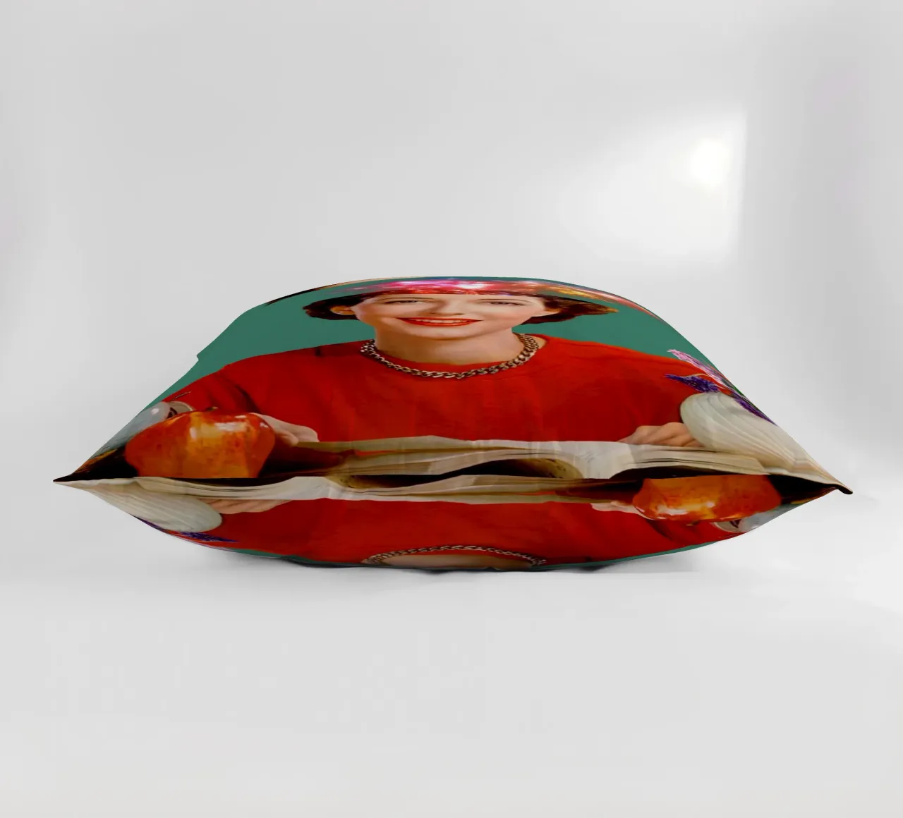 The Reader (Fireworks in my head) decorative cushion by MsGonzalez