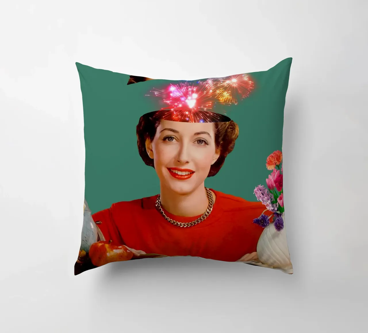 The Reader (Fireworks in my head) cuscino da MsGonzalez