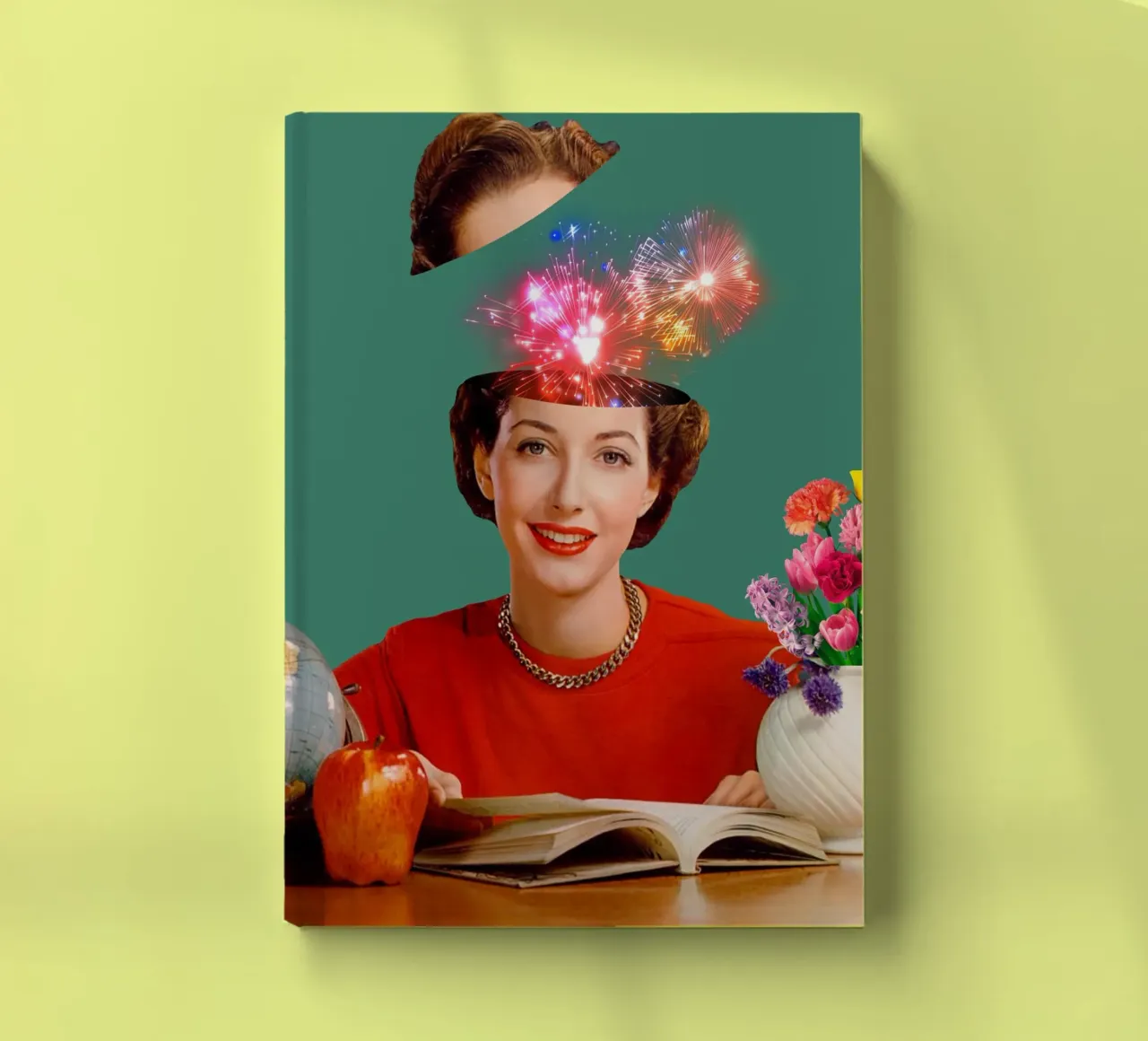 The Reader (Fireworks in my head) notebook by MsGonzalez