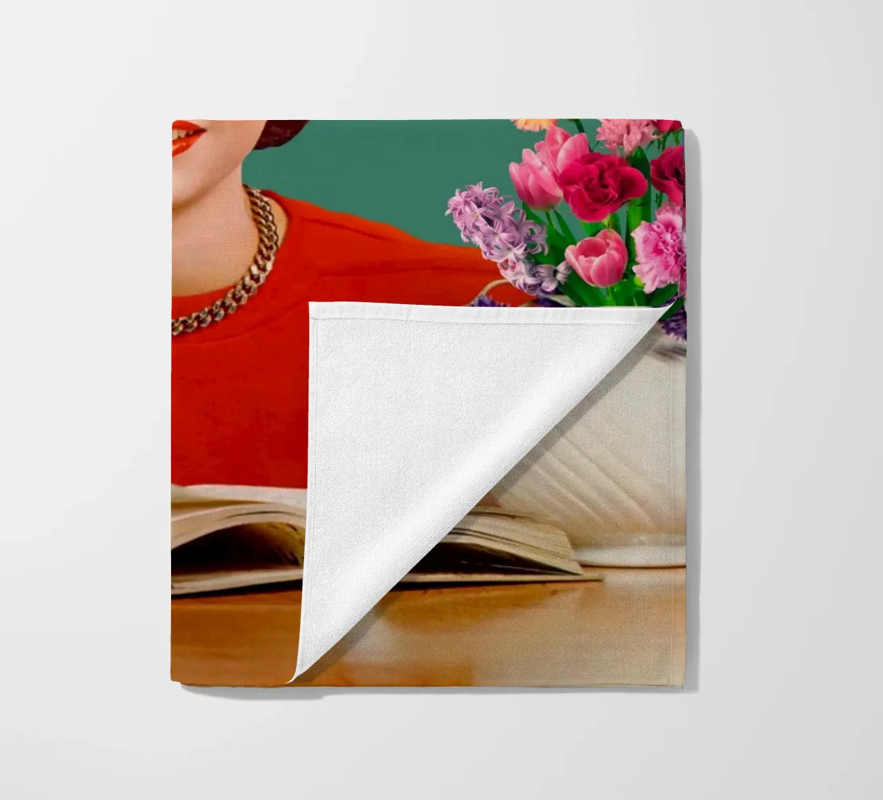 The Reader (Fireworks in my head) beach towel by MsGonzalez