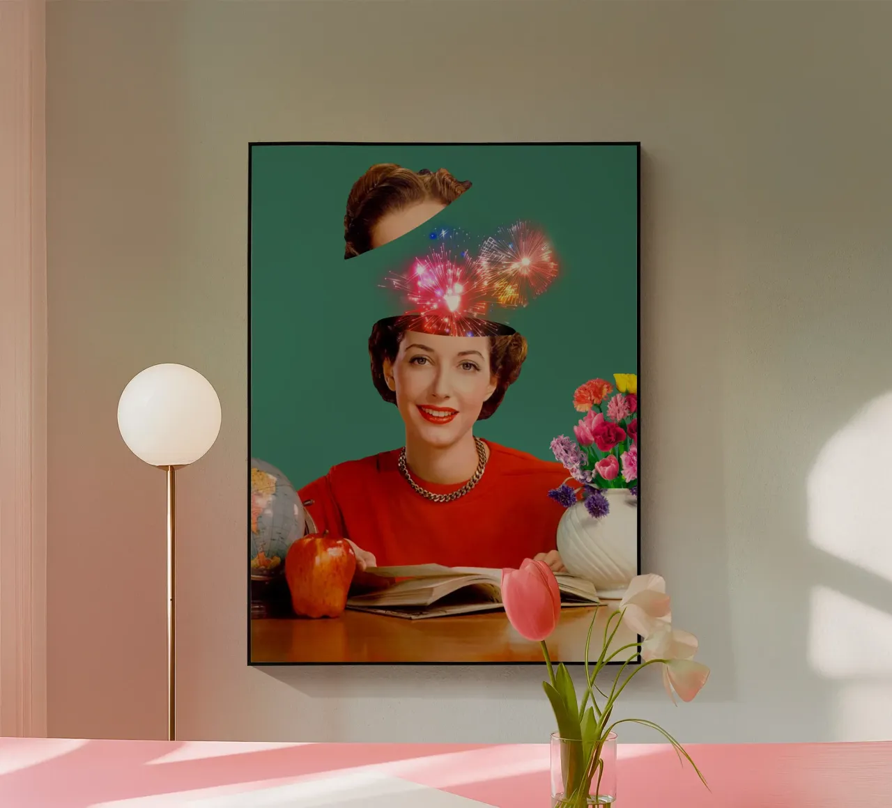 The Reader (Fireworks in my head) plexiglass da MsGonzalez