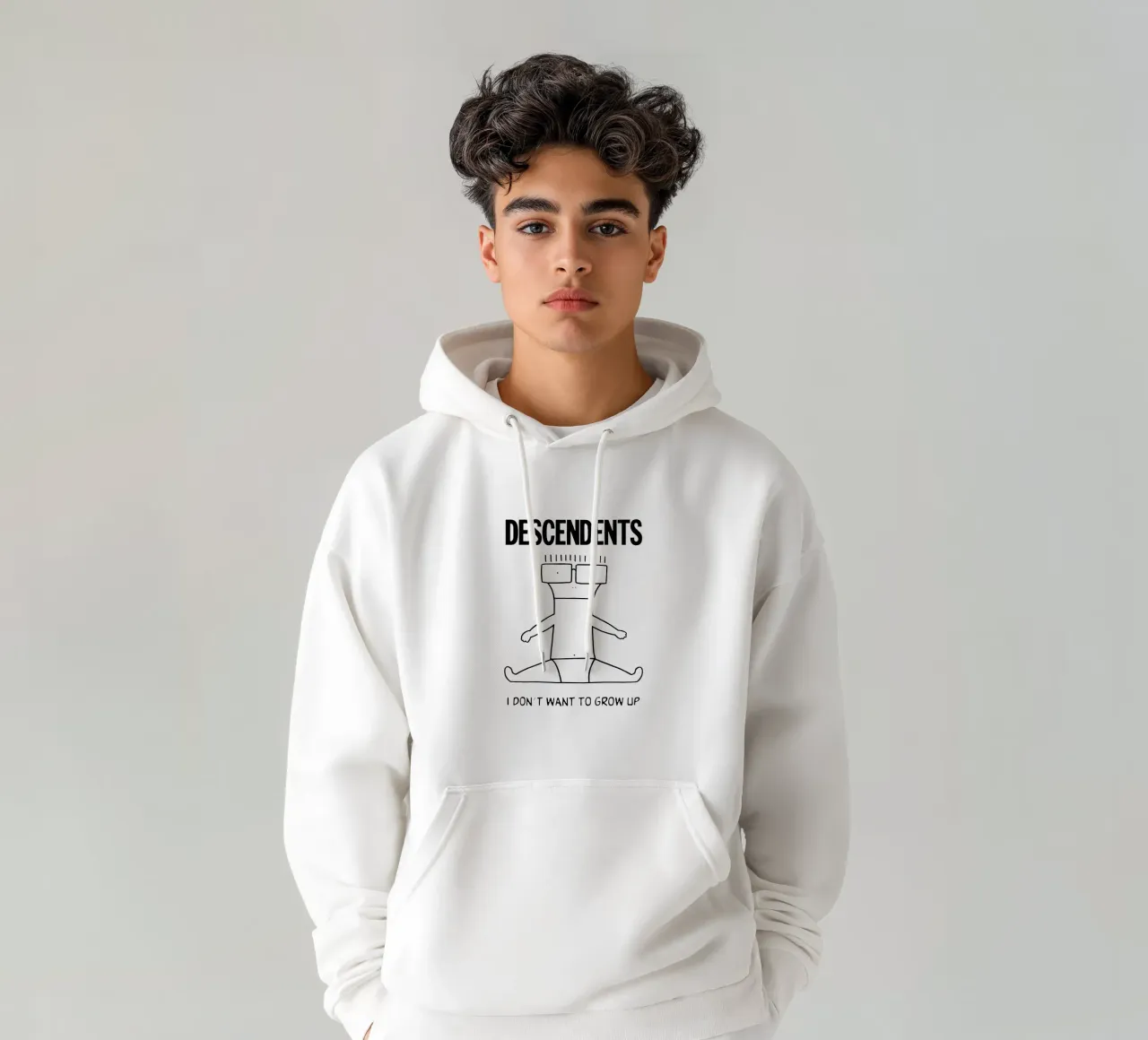 Descendents non voglio crescere felpa con cappuccio da shiners