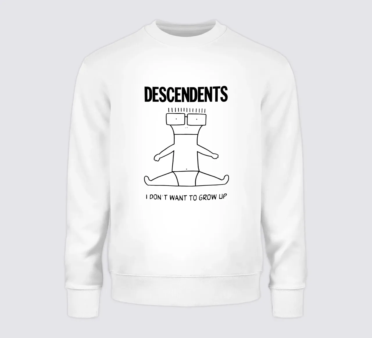 Descendents non voglio crescere felpa da shiners