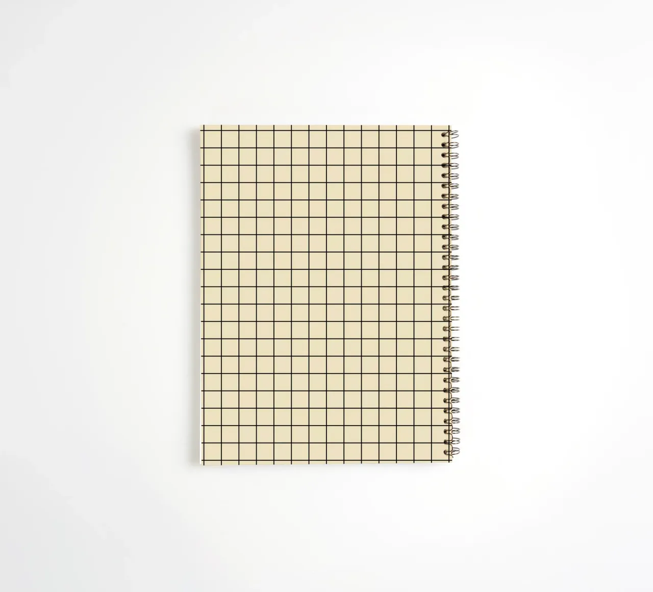 Minimal Basic Classic Grid | Nero su Beige diario ad anelli da Beauty in Simplicity