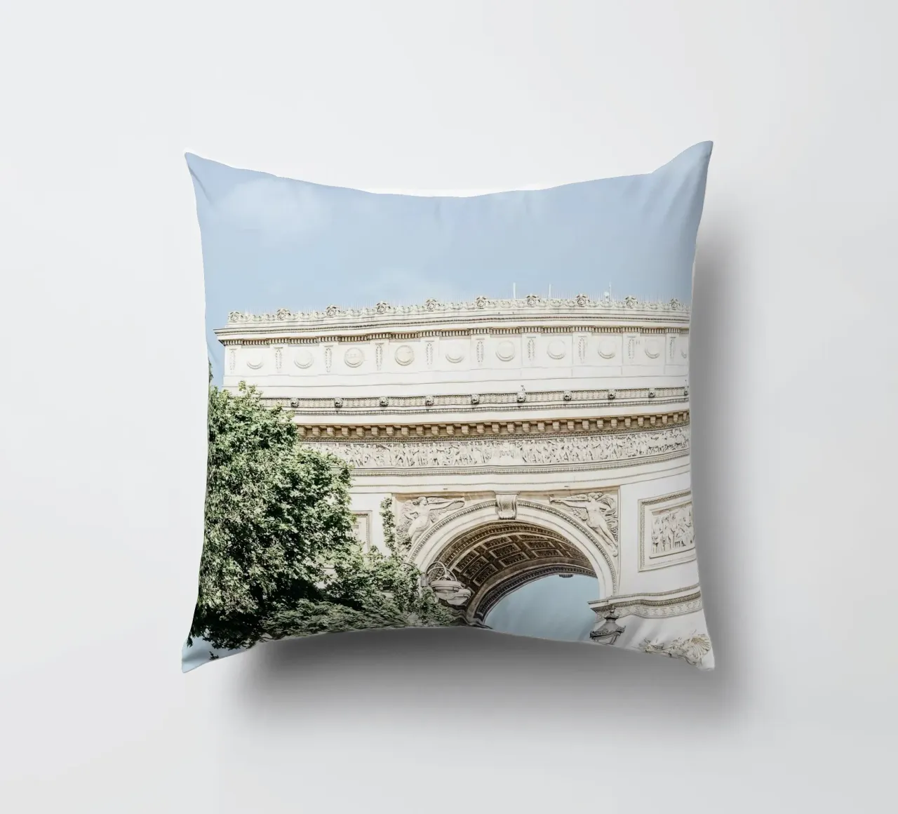 Paris Arc de Triomphe cuscino da GraceDigitalArtCo