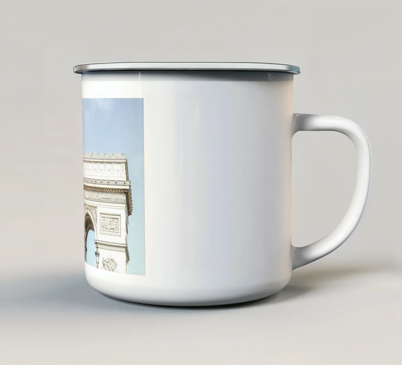 Paris Arc de Triomphe tazza in smalto da GraceDigitalArtCo
