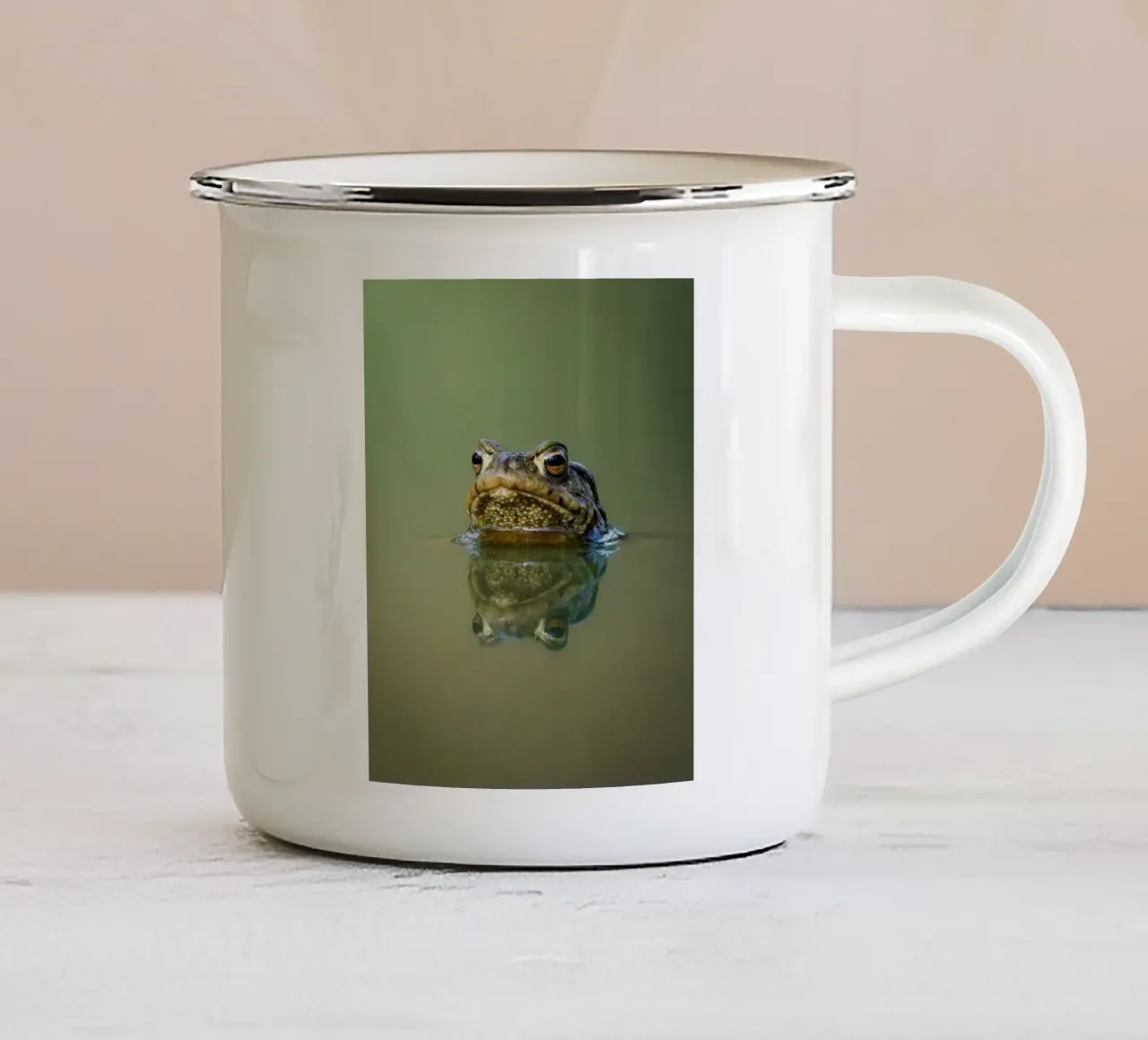 Rana tazza in smalto da Tom's Wildlife