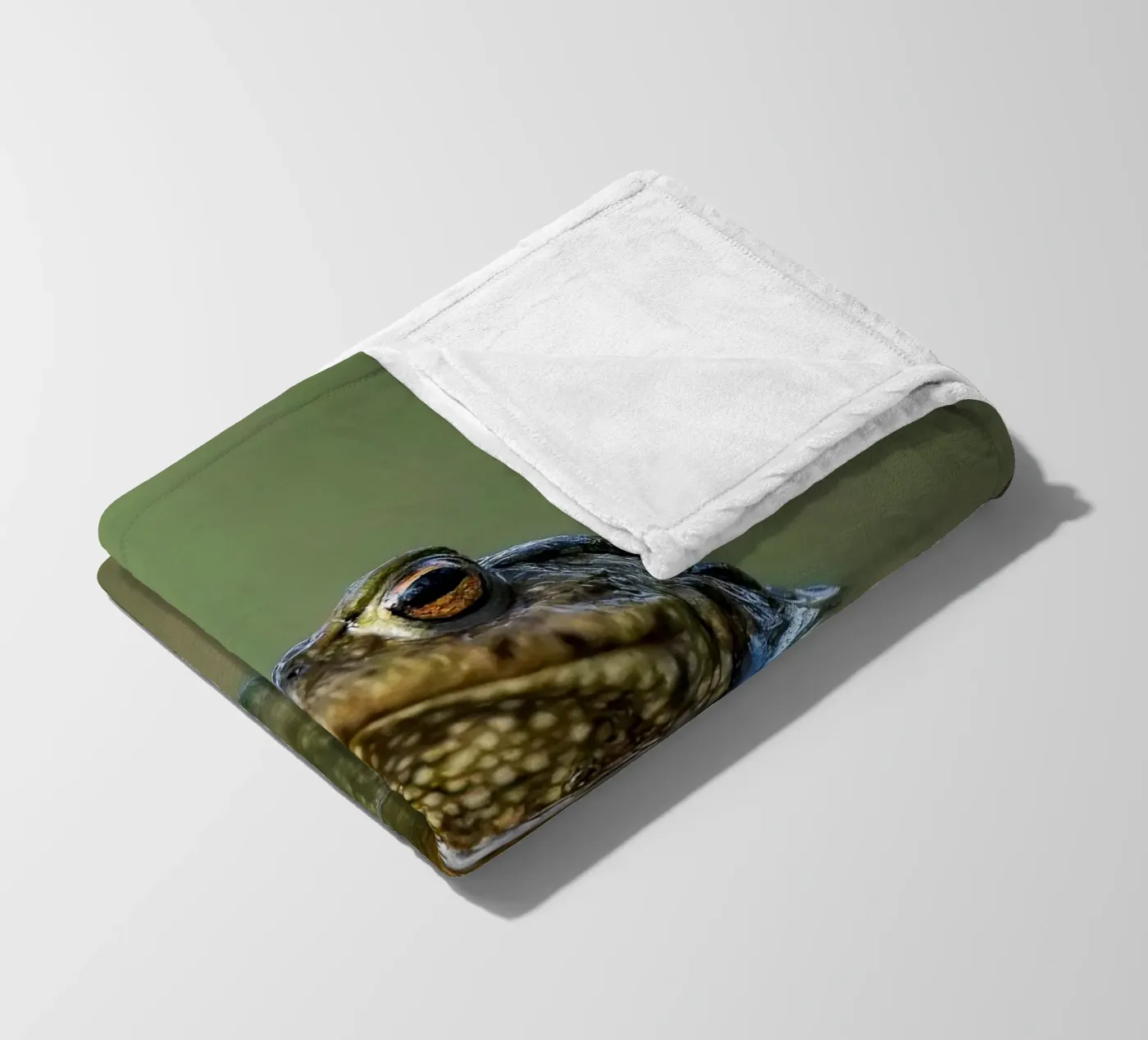 Frog fleece blanket by Tom's Wildlife