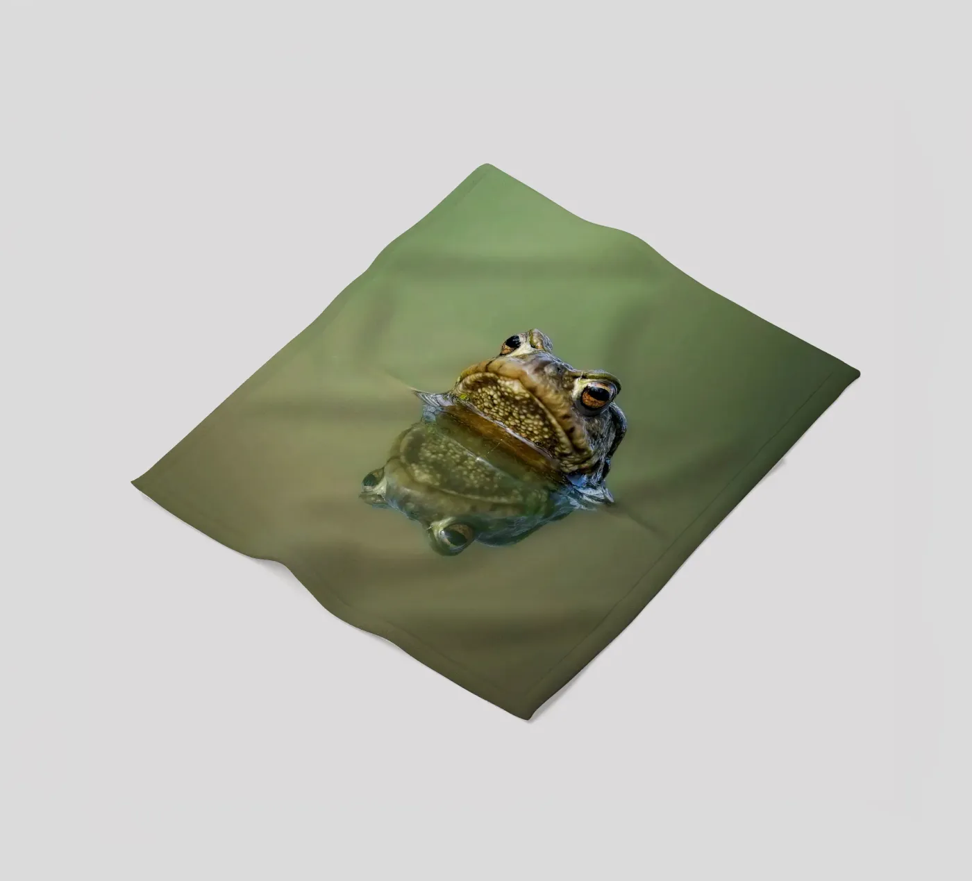 Frog fleece blanket by Tom's Wildlife