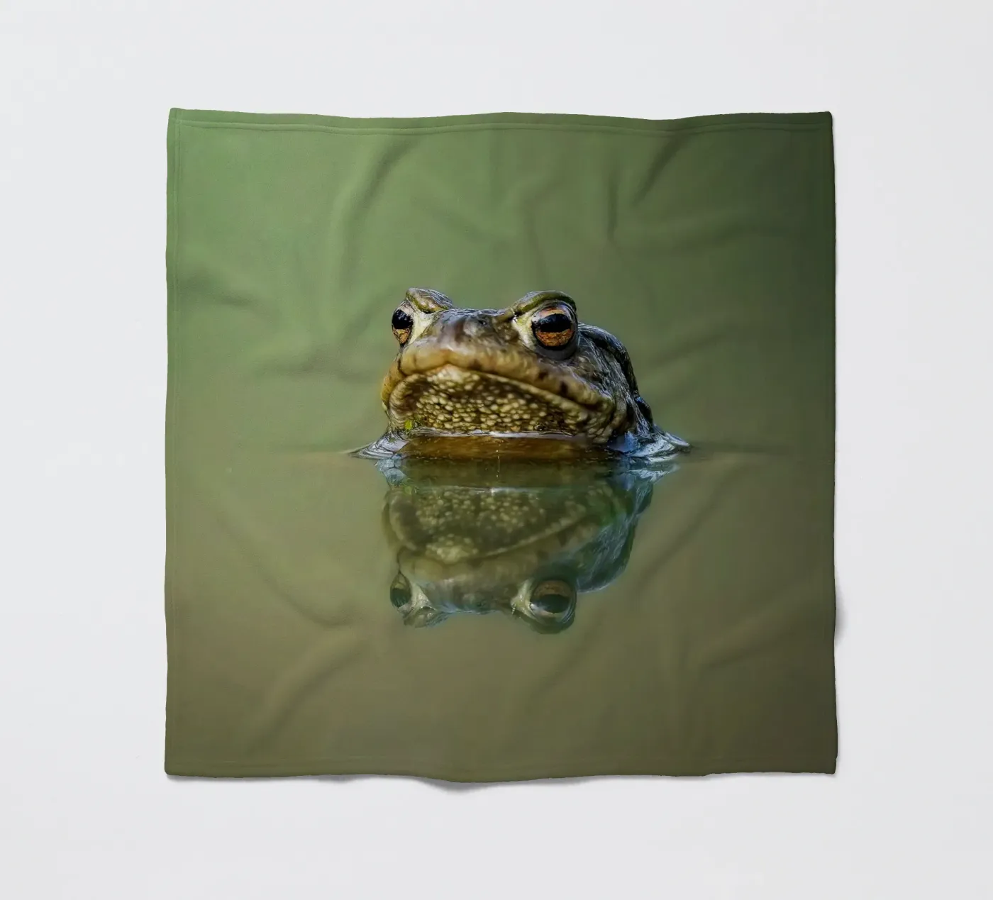 Frog fleece blanket by Tom's Wildlife