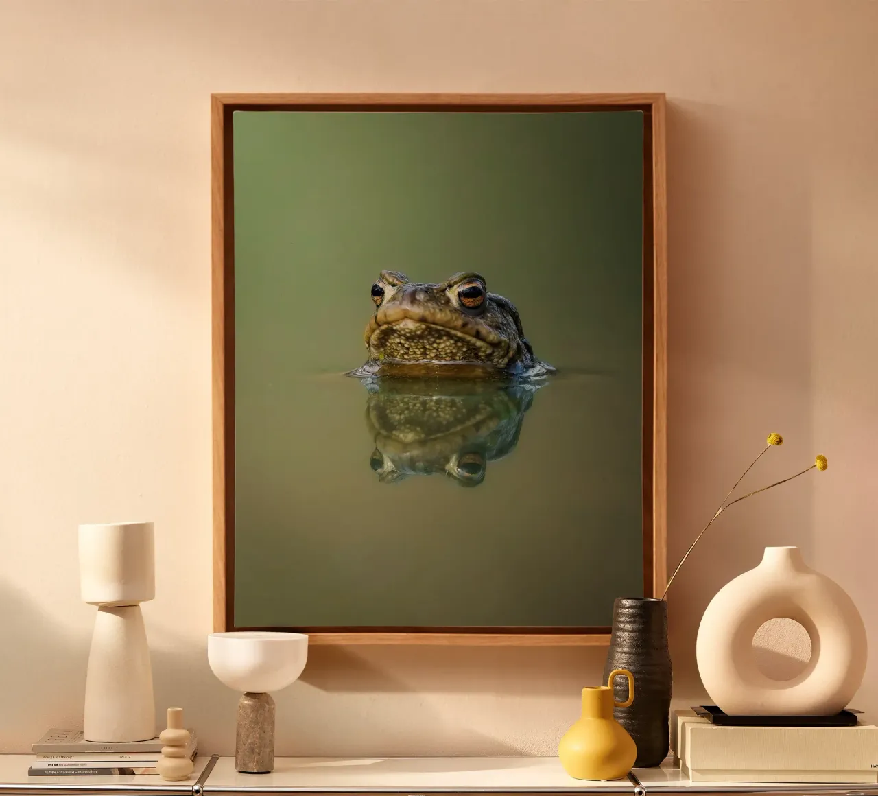 Frog canvas by Tom's Wildlife
