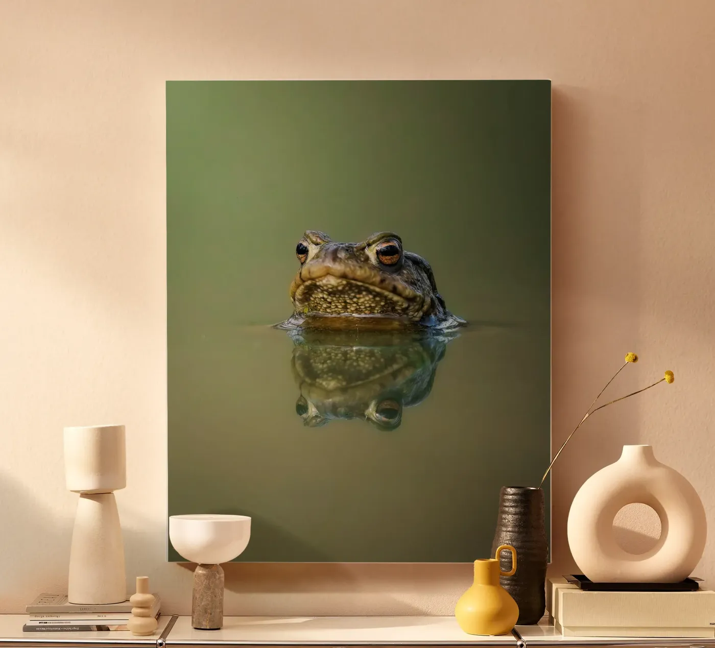 Frog canvas van Tom's Wildlife