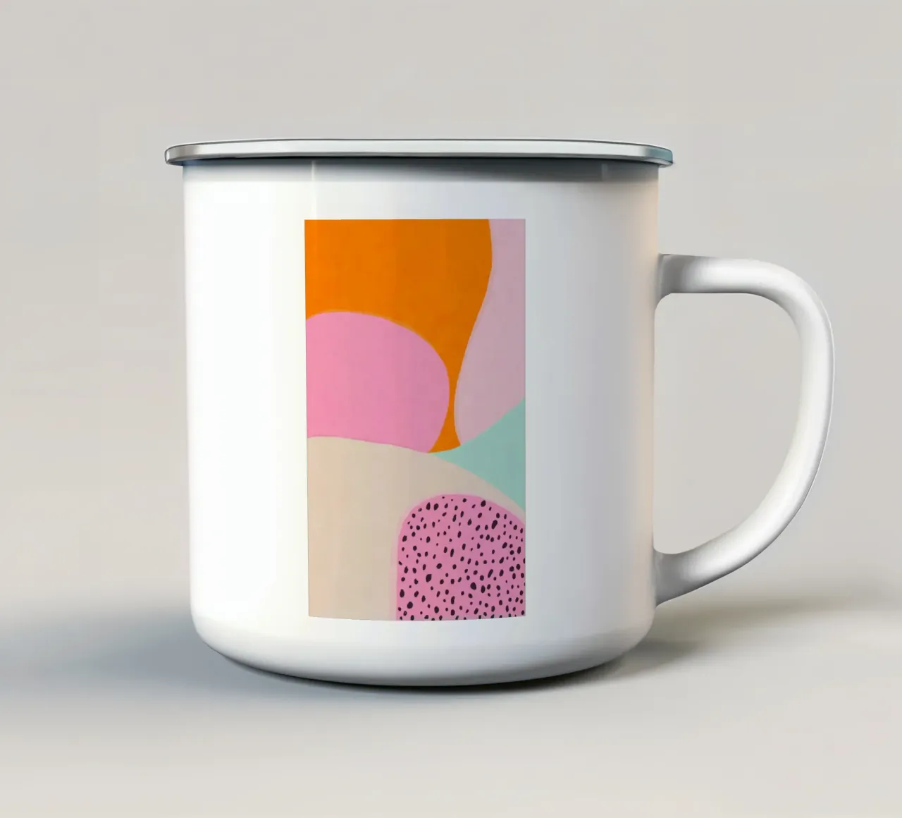 Punti estivi giocosi tazza in smalto da Carinaprint