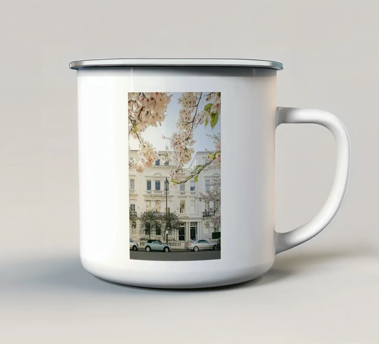 Notting Hill Bloom II tazza in smalto da GraceDigitalArtCo