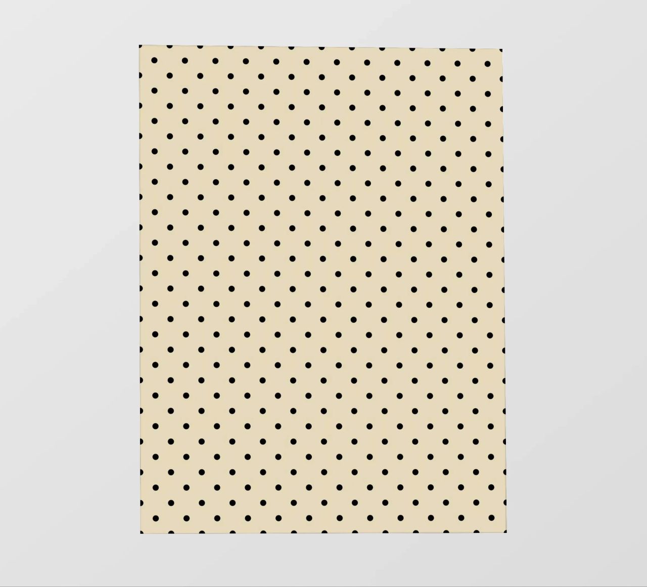 Minimal Basic Polka Dots | Nero su Beige pellicola backlit da Beauty in Simplicity
