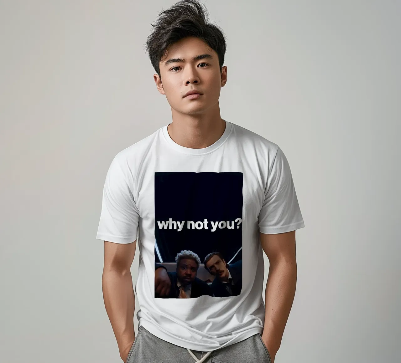 'why not you?" t-shirt da Type & Tape