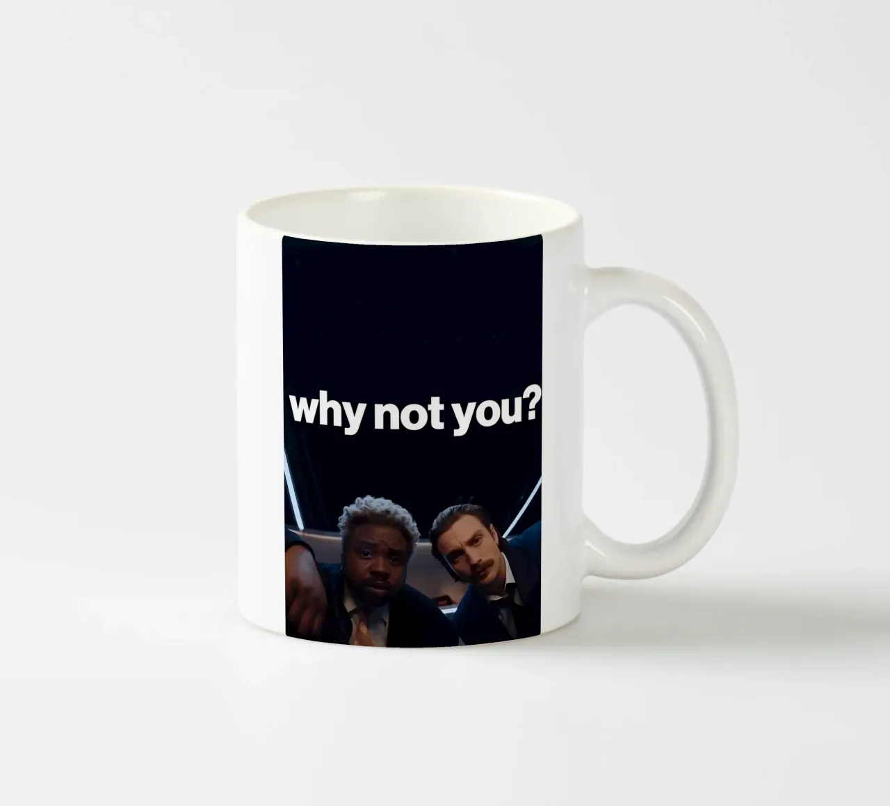 'why not you?" tazza in ceramica da Type & Tape