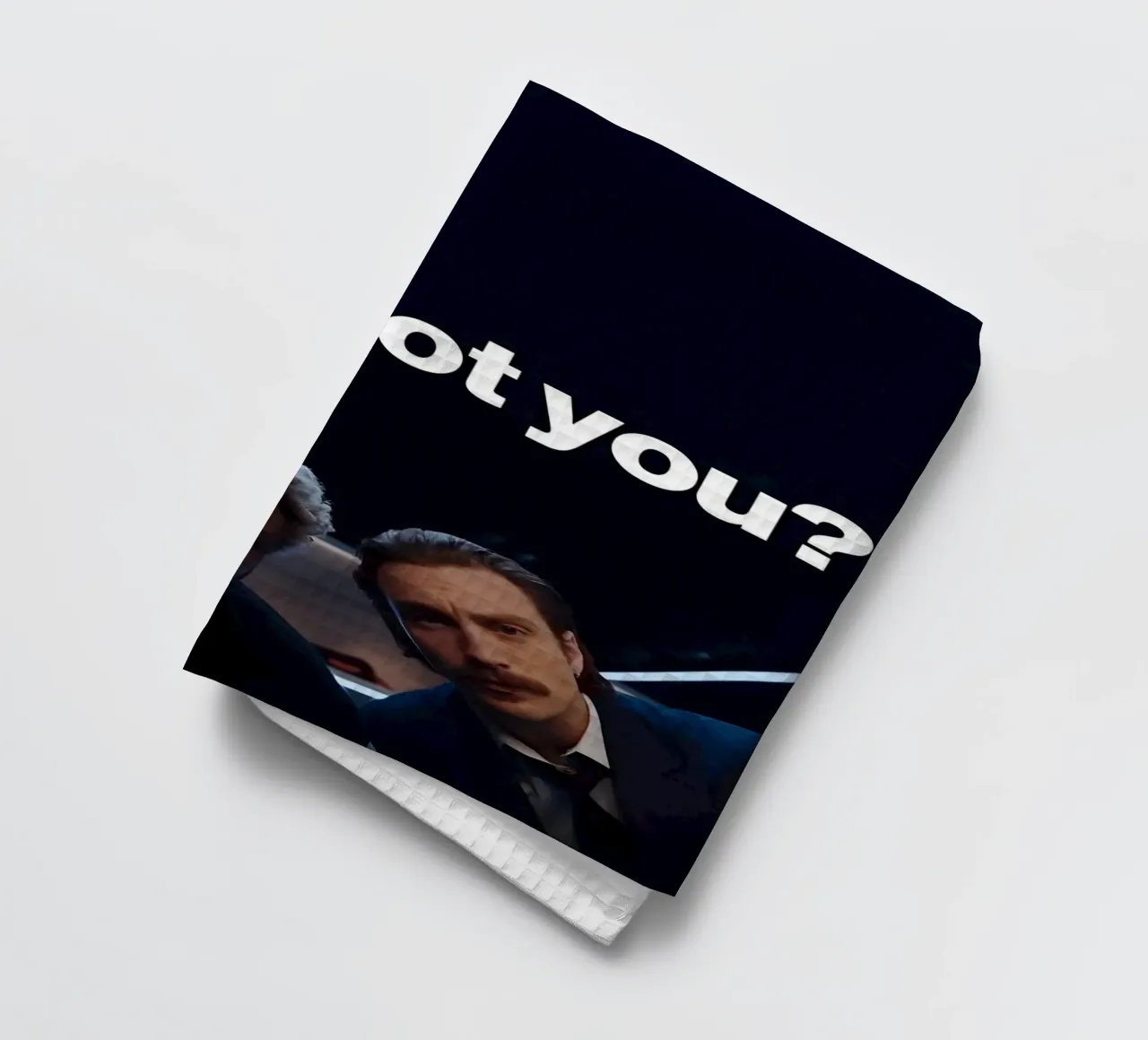 'why not you?" canovaccio da cucina da Type & Tape